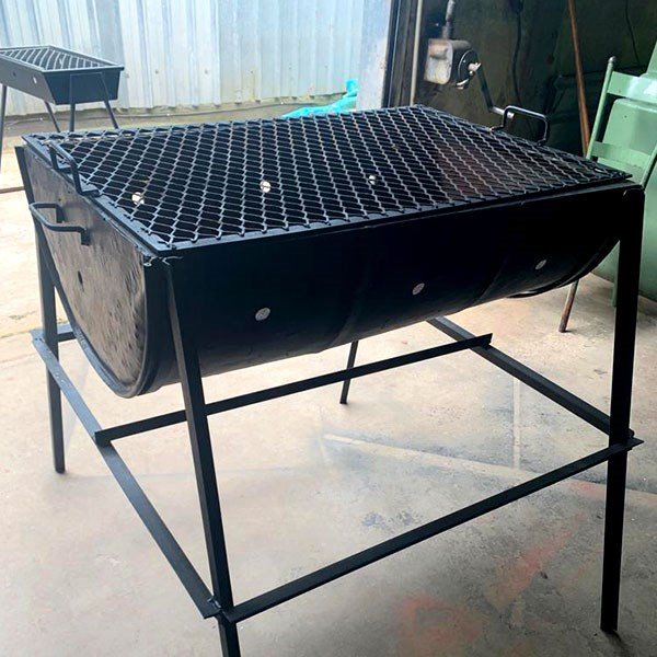 Drum braai stand